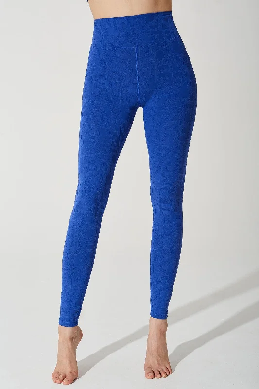 Déese Fleur Legging 3D - Royal Blue