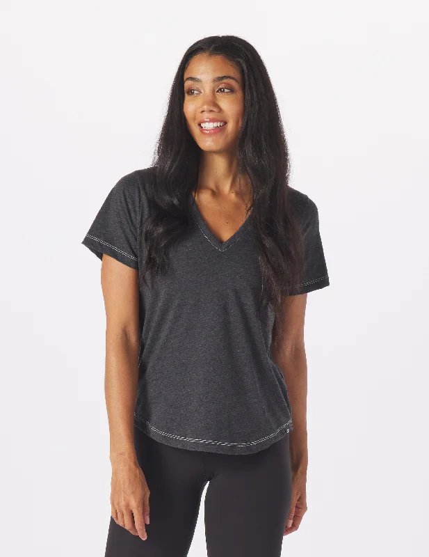 Do No Harm V-Neck: Black