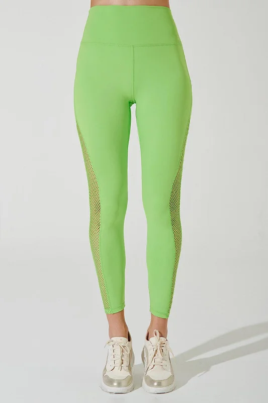 K'Halessi Mesh Legging - Floures Green