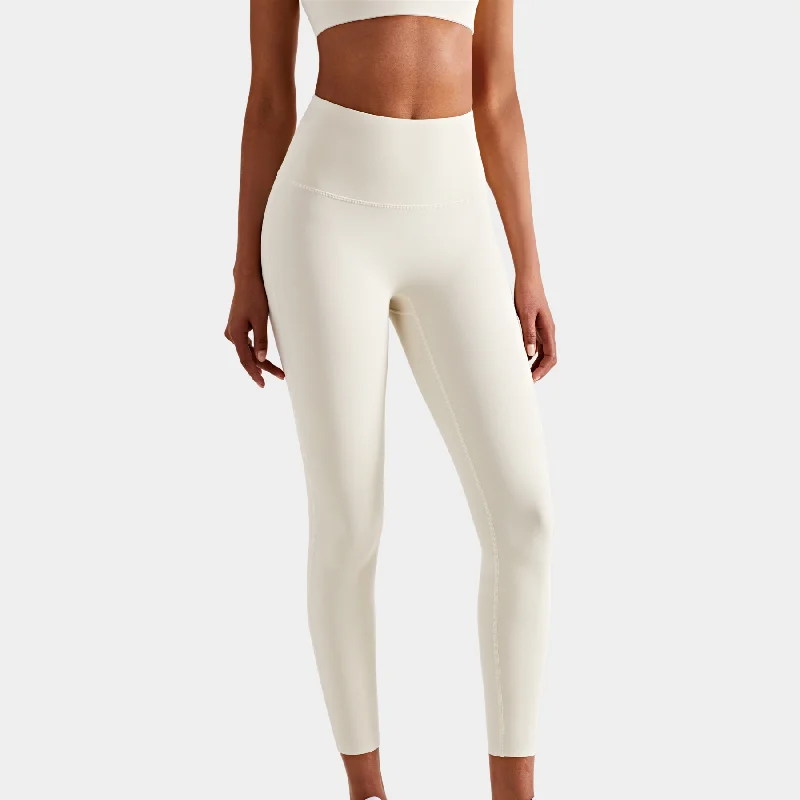 Sophia HIGH-WAIST Yoga Legging - Light Ivory