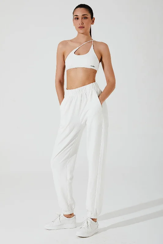 Woman Janet Sweatpant - White