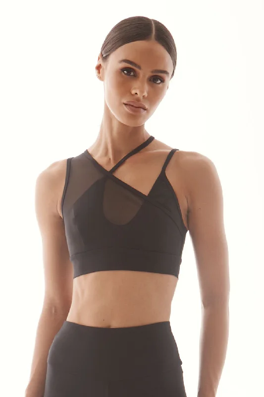 Lift Mesh Asymmetrical Bra